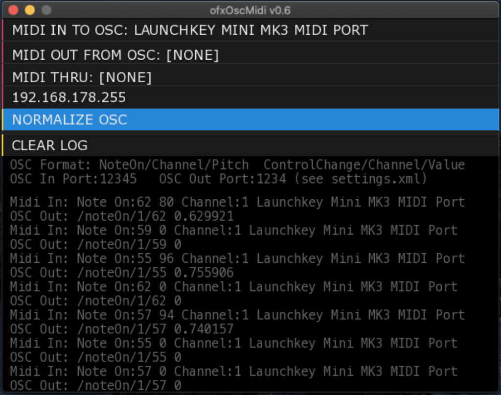 osculator vs midi osc software